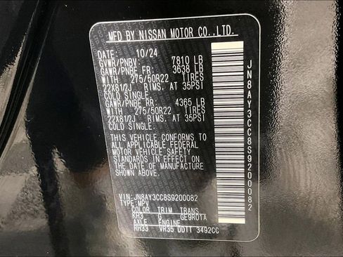 Used 2025 Nissan Armada Platinum Reserve AWD/4WD image 46