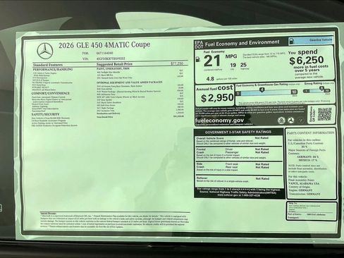 New 2026 Mercedes-Benz GLE 450 4MATIC Coupe image 13