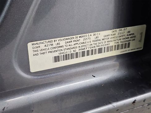 Used 2007 Volkswagen Jetta Wolfsburg Edition image 35