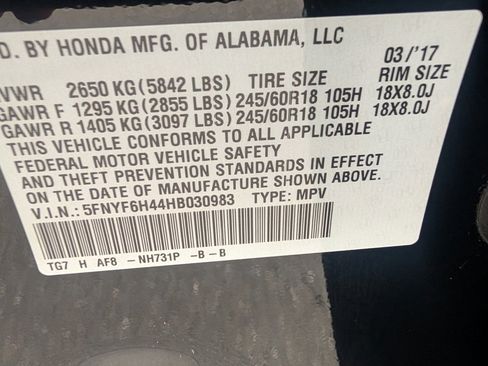 Used 2017 Honda Pilot EX image 23