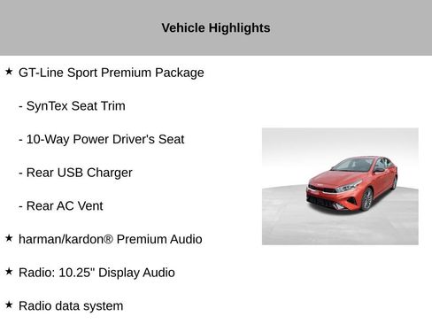 Certified 2024 Kia Forte GT-Line w/ GT-Line Premium Package FWD image 15