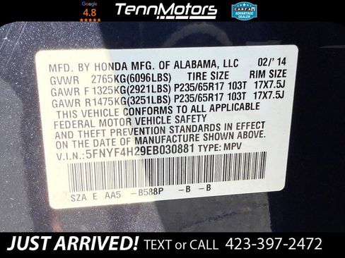 Used 2014 Honda Pilot LX image 22