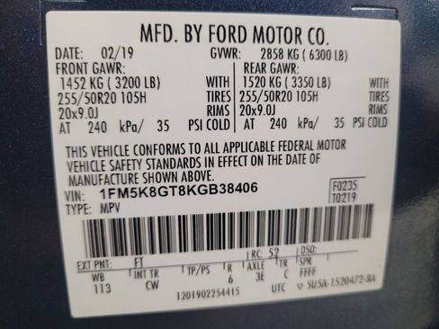 Used 2019 Ford Explorer Sport AWD/4WD image 33