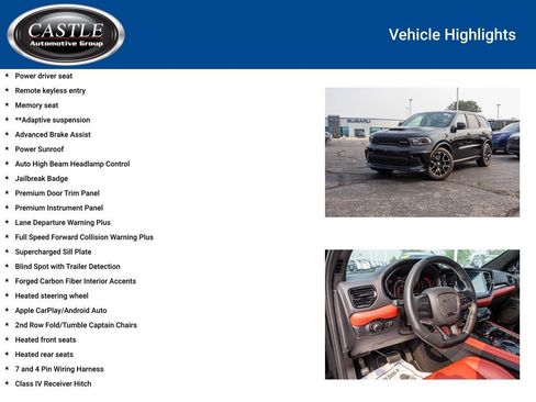 Used 2026 Dodge Durango SRT Hellcat w/ Premium Group AWD/4WD image 12