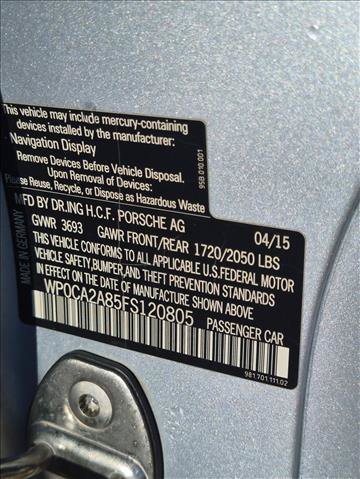 Used 2015 Porsche Boxster RWD image 20