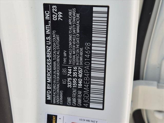 Certified 2023 Mercedes-Benz EQS 580 4MATIC SUV image 20