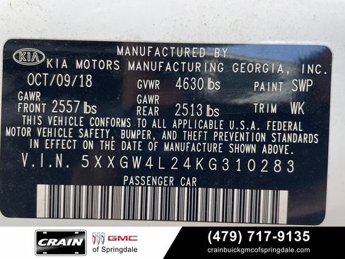 Used 2019 Kia Optima SX FWD image 31