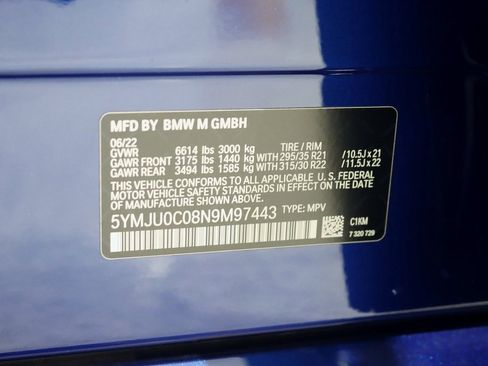 Used 2022 BMW X5 M w/ Competition Package 2 image 48