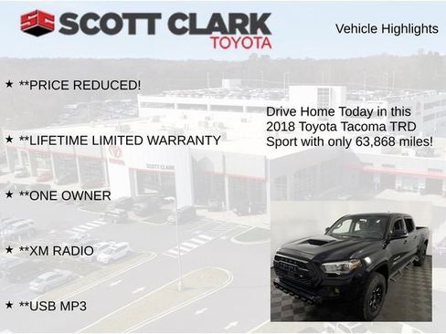 Used 2018 Toyota Tacoma TRD Sport AWD/4WD image 12