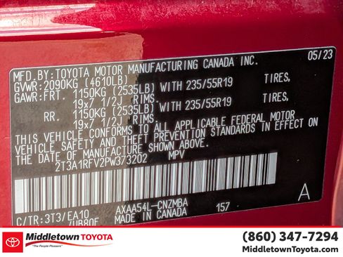 Certified 2023 Toyota RAV4 XLE Premium AWD/4WD image 40