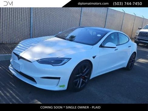 Used 2023 Tesla Model S Plaid AWD/4WD image 1