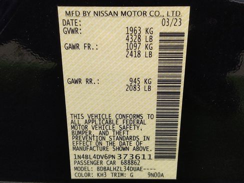 Used 2023 Nissan Altima 2.5 SV w/ SV Premium Package FWD image 33