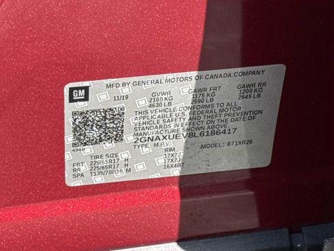 Used 2020 Chevrolet Equinox LT AWD/4WD image 30