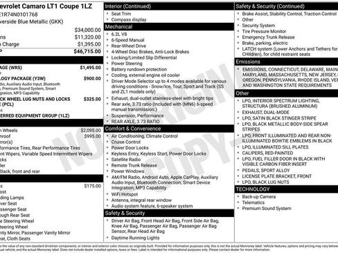 Used 2022 Chevrolet Camaro LT w/ RS Package image 30