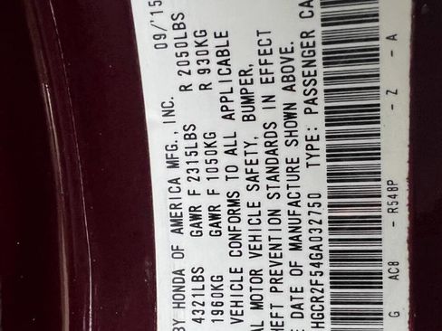 Used 2016 Honda Accord Sport image 29