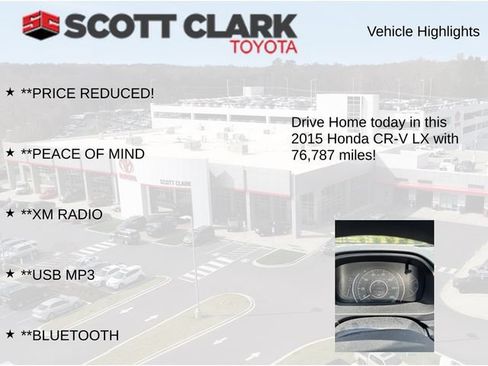 Used 2015 Honda CR-V LX image 9