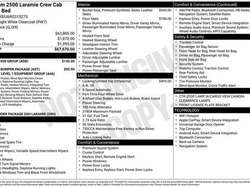 Used 2024 RAM 2500 Laramie w/ Protection Group AWD/4WD image 39