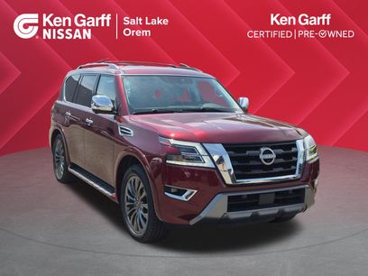 Certified 2023 Nissan Armada Platinum w/ Captain's Chairs Package