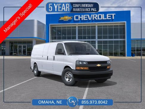 New 2025 Chevrolet Express 3500 Extended w/ Driver Convenience Package RWD image 1