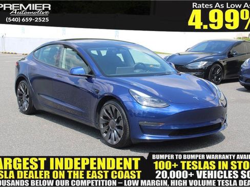 Used 2023 Tesla Model 3 Performance AWD/4WD image 1