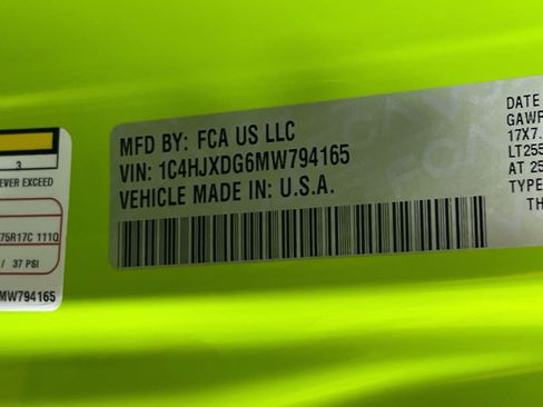 Used 2021 Jeep Wrangler Unlimited Sport AWD/4WD image 28