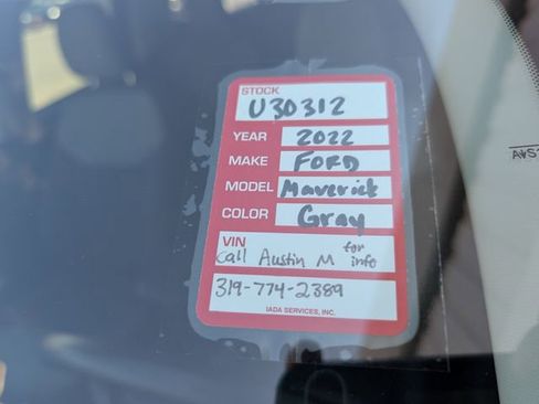 Used 2022 Ford Maverick XLT w/ Equipment Group 300A Standard image 41
