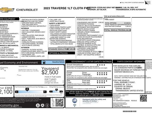 Used 2023 Chevrolet Traverse LT FWD image 10