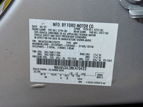 Used 2022 Ford EcoSport SES w/ Interior Protection Package image 29