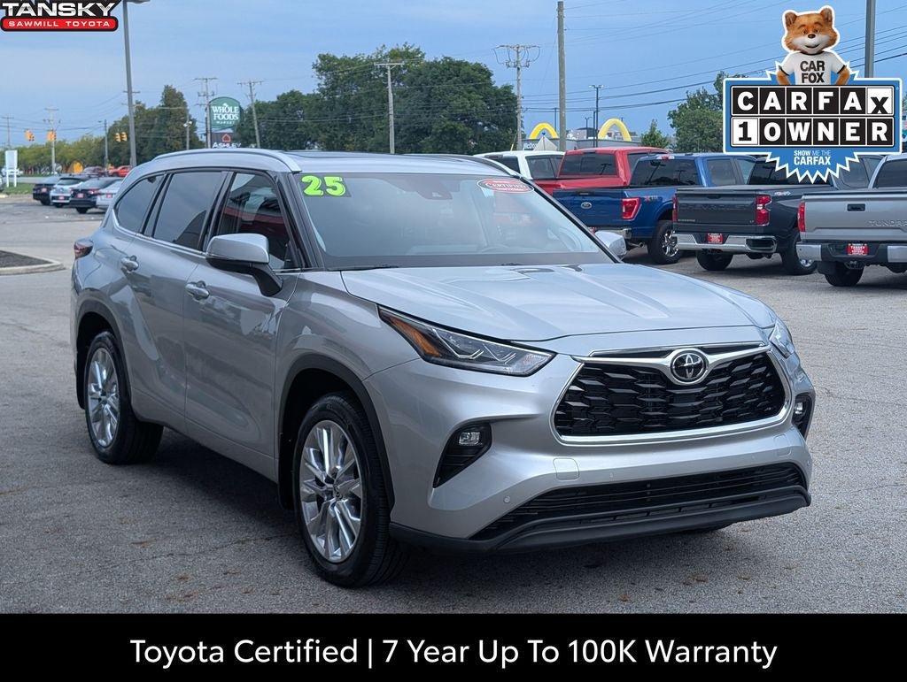 Certified 2025 Toyota Highlander Limited AWD/4WD 360° Tour