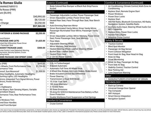 New 2025 Alfa Romeo Giulia AWD image 34