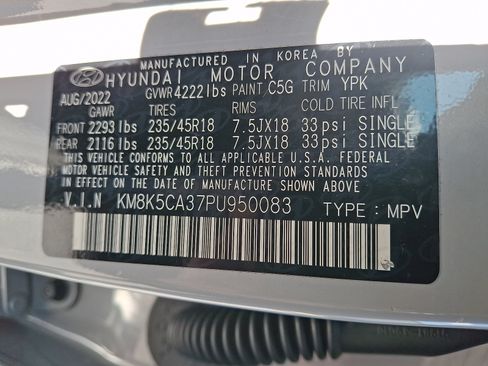 Certified 2023 Hyundai Kona Limited AWD/4WD image 27