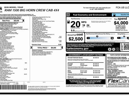 New 2026 RAM 1500 Big Horn image 2