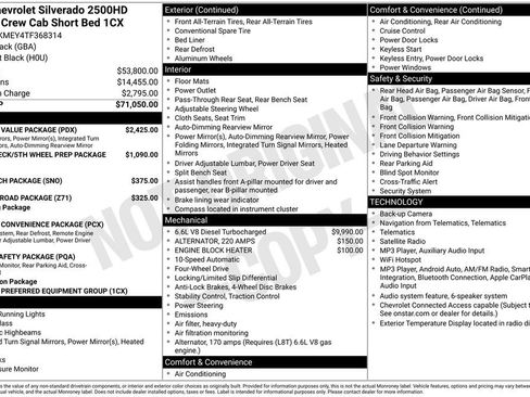 New 2026 Chevrolet Silverado 2500 Custom w/ Custom Value Package AWD/4WD image 28
