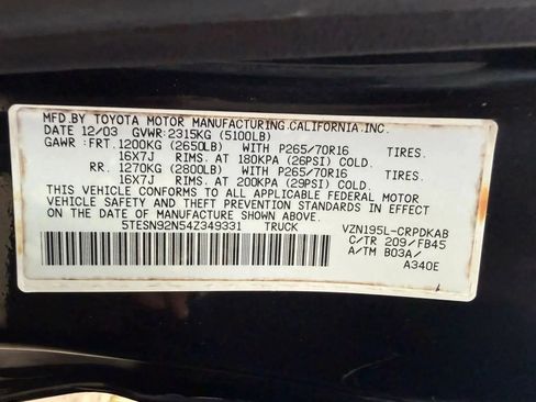Used 2004 Toyota Tacoma PreRunner RWD image 25