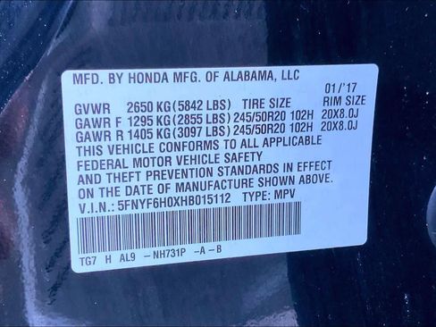 Used 2017 Honda Pilot Elite image 34