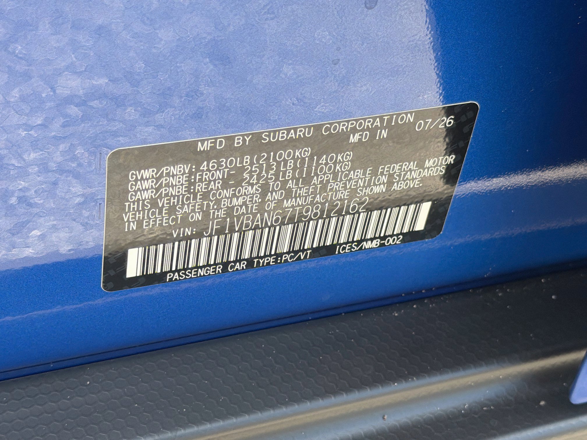 New 2026 Subaru WRX Limited AWD/4WD image 40