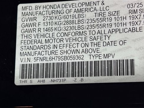 Used 2025 Honda Odyssey Sport-L image 28