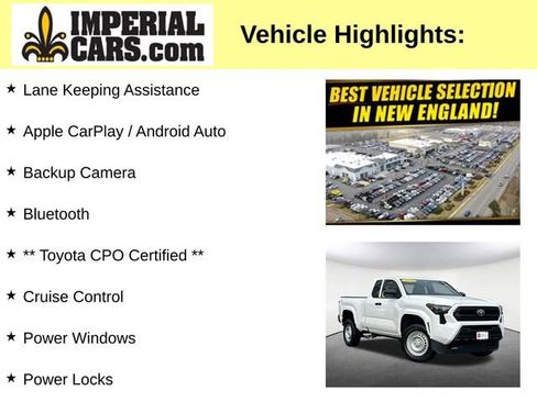 Certified 2025 Toyota Tacoma SR w/ Towing Package image 3