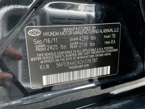 Used 2012 Hyundai Sonata GLS w/ Popular Equipment Pkg image 28