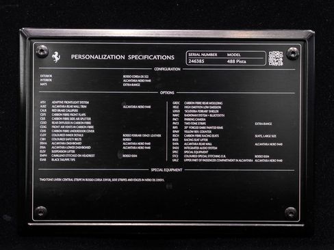 Certified 2019 Ferrari 488 Pista Coupe image 19