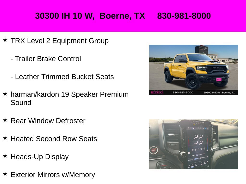Used 2023 RAM 1500 TRX w/ TRX Level 2 Equipment Group AWD/4WD image 37