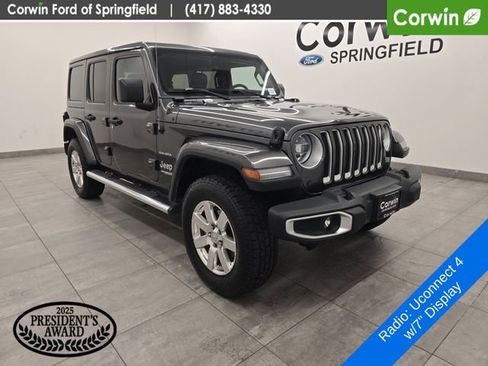 Used 2019 Jeep Wrangler Unlimited Sahara w/ LED Lighting Group AWD/4WD image 7