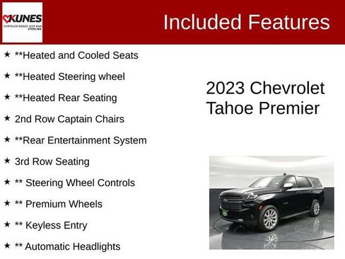 Used 2023 Chevrolet Tahoe Premier w/ Advanced Technology Package image 3