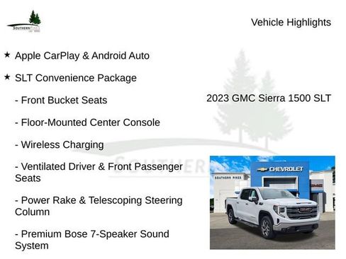 Used 2023 GMC Sierra 1500 SLT w/ SLT Premium Package image 16