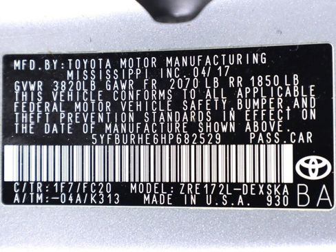 Used 2017 Toyota Corolla SE w/ SE Premium Package FWD image 42
