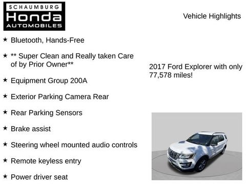 Used 2017 Ford Explorer XLT AWD/4WD image 7