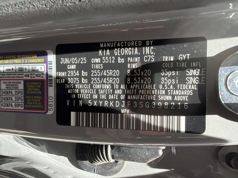 Used 2025 Kia Sorento SX AWD/4WD image 46