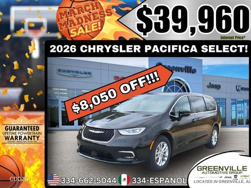 New 2026 Chrysler Pacifica Select image 1
