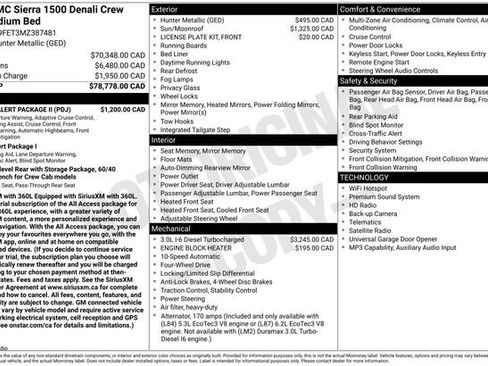 Used 2021 GMC Sierra 1500 Denali w/ Driver Alert Package II AWD/4WD image 22