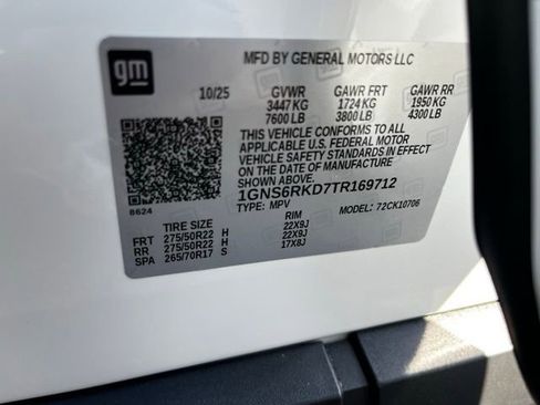 New 2026 Chevrolet Tahoe RST w/ Comfort Package image 23